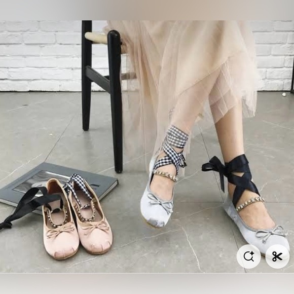 NWB!! MICHAEL KORS Ballet Flats with Ribbon 🎀 size 8 - Picture 12 of 13